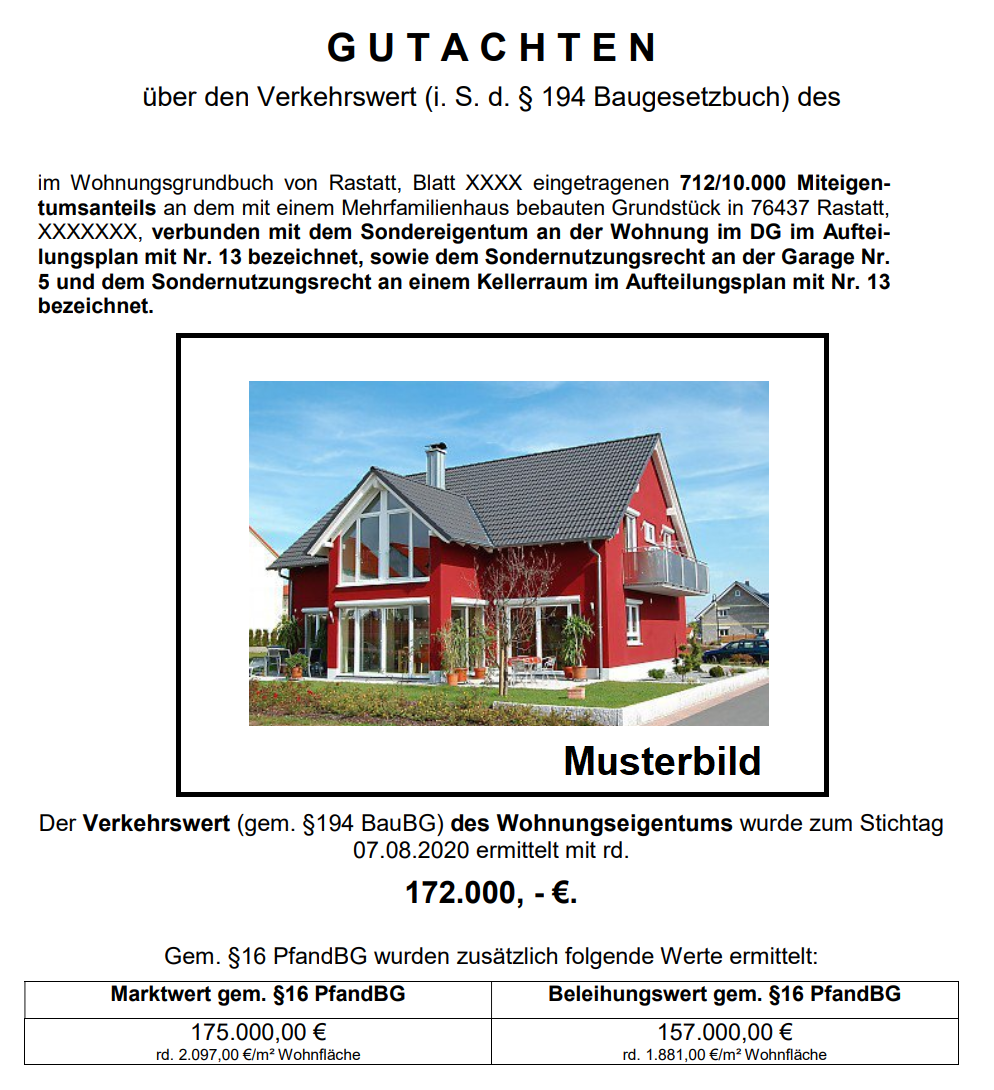 Foto Hier Muster Vollgutachten herunterladen: